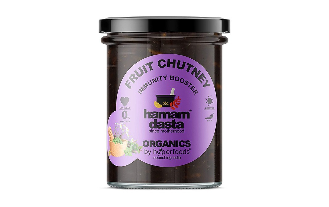 Hamam Dasta Fruit Chutney Immunity Booster   Glass Jar  400 grams